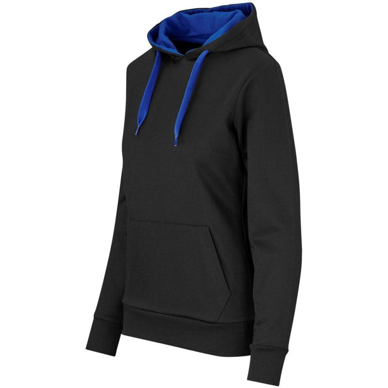 Ladies Solo Hooded Sweater- Blue