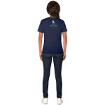 Ladies Super Club 165 V-Neck T-Shirt- Black