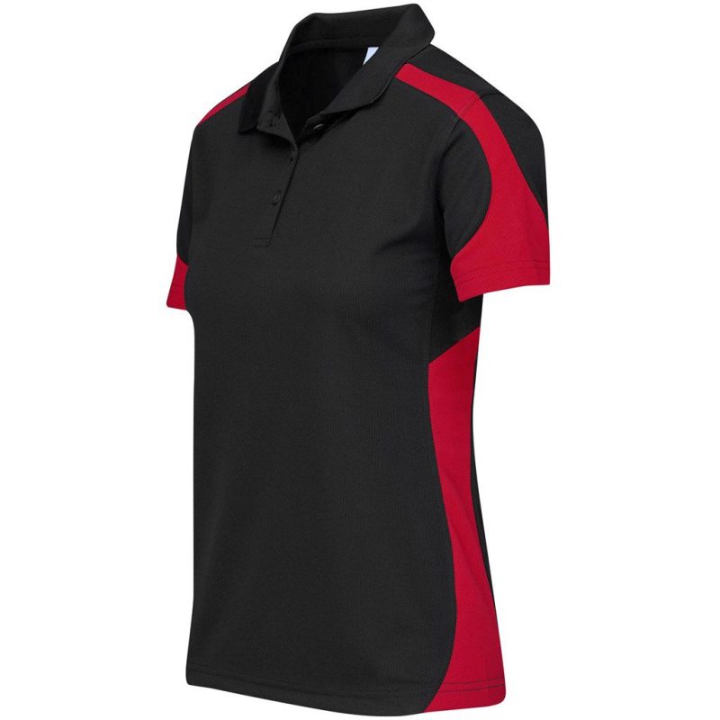 Ladies Talon Golf Shirt- Black