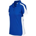 Ladies Talon Golf Shirt - Blue- Blue
