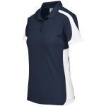 Ladies Talon Golf Shirt- Black