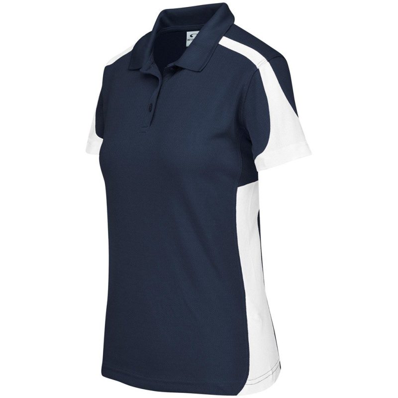 Ladies Talon Golf Shirt- Black