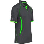 Mens Razor Golf Shirt- Black