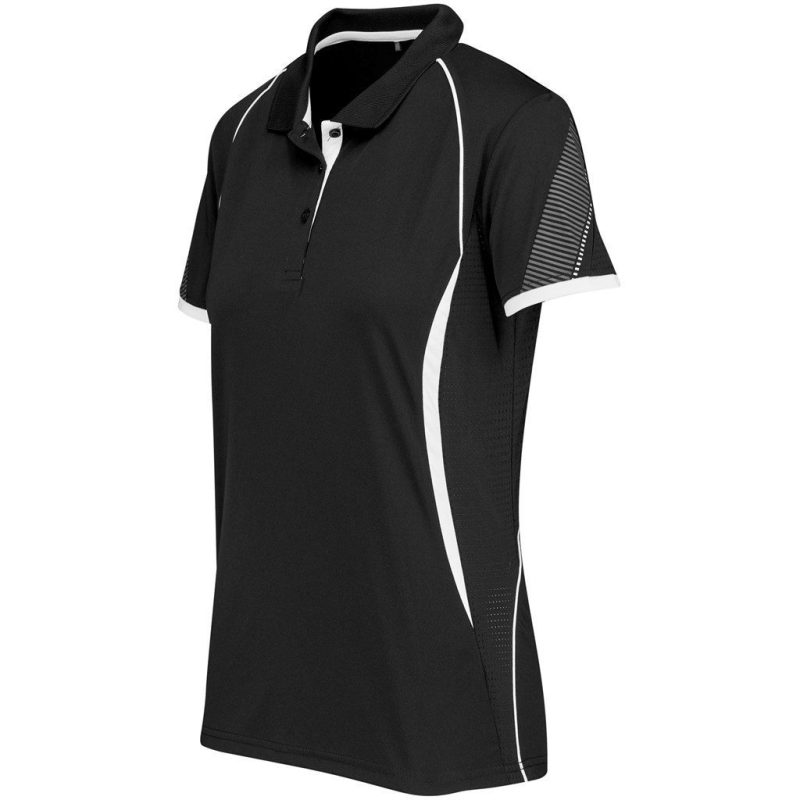Ladies Razor Golf Shirt- Black