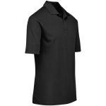 Mens Edge Golf Shirt- Black