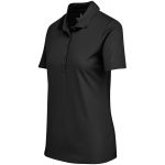 Ladies Edge Golf Shirt- Black