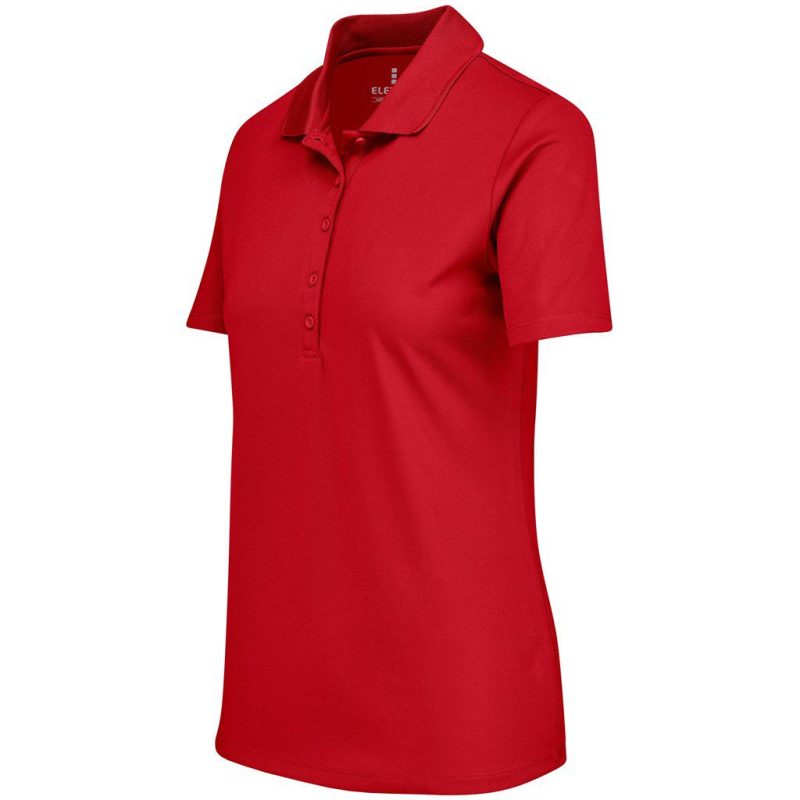 Ladies Edge Golf Shirt- Black