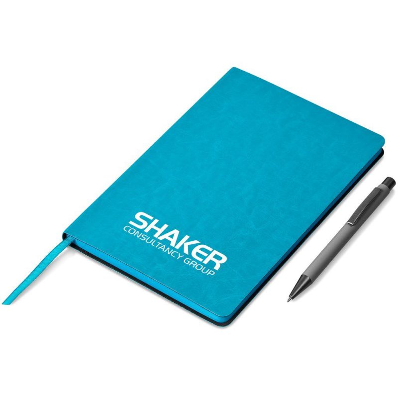 Showtime Notebook & Pen Set- Blue