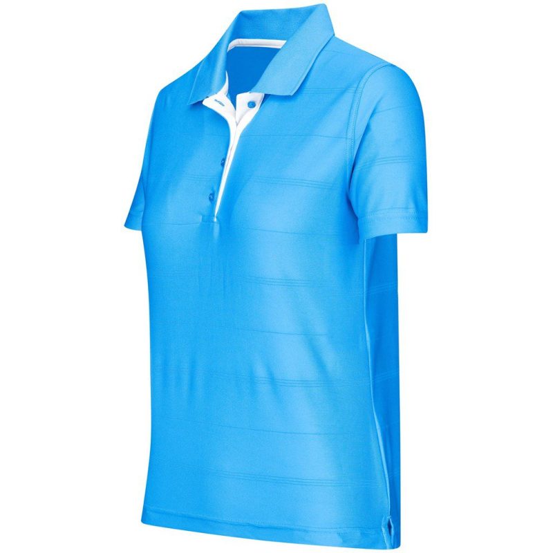 Ladies Admiral Golf Shirt- Aqua