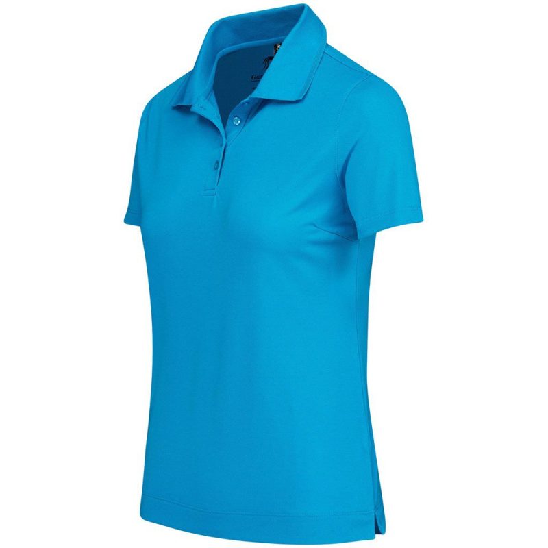 Ladies Wynn Golf Shirt - Aqua- Aqua