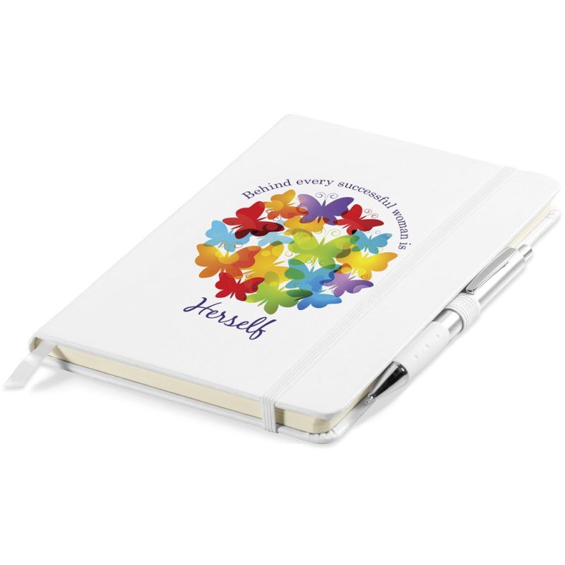 Stanford A5 Hard Cover Notebook- Black