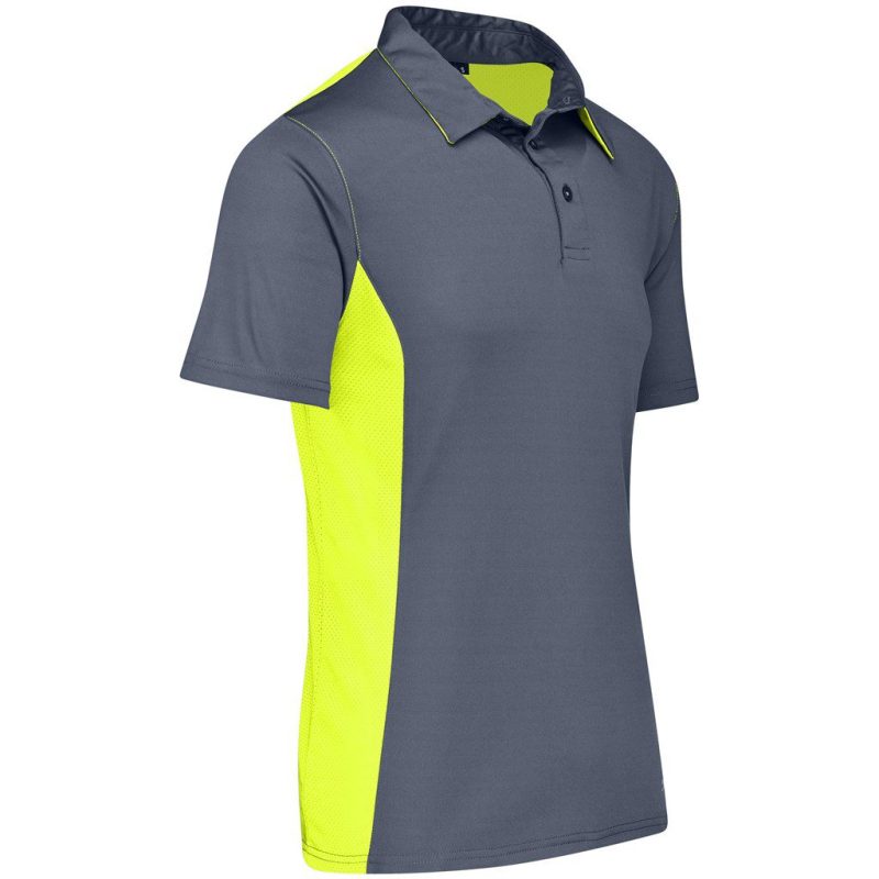 Mens Glendower Golf Shirt- Aqua