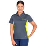 Ladies Glendower Golf Shirt- Aqua