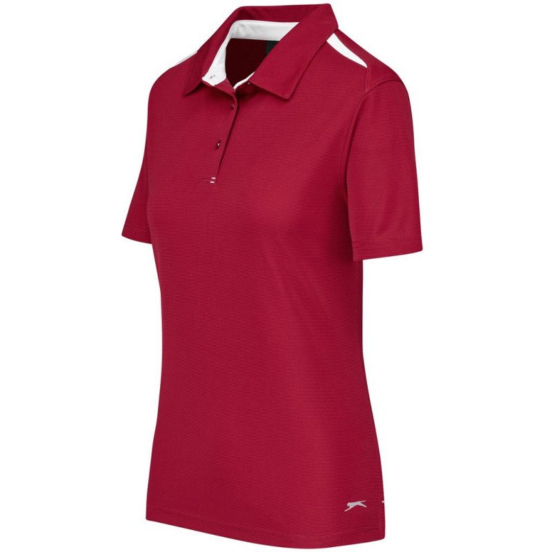 Ladies Simola Golf Shirt- Charcoal