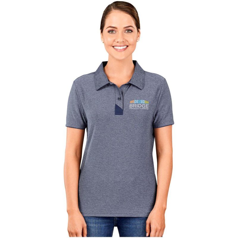 Ladies Cypress Golf Shirt- Charcoal