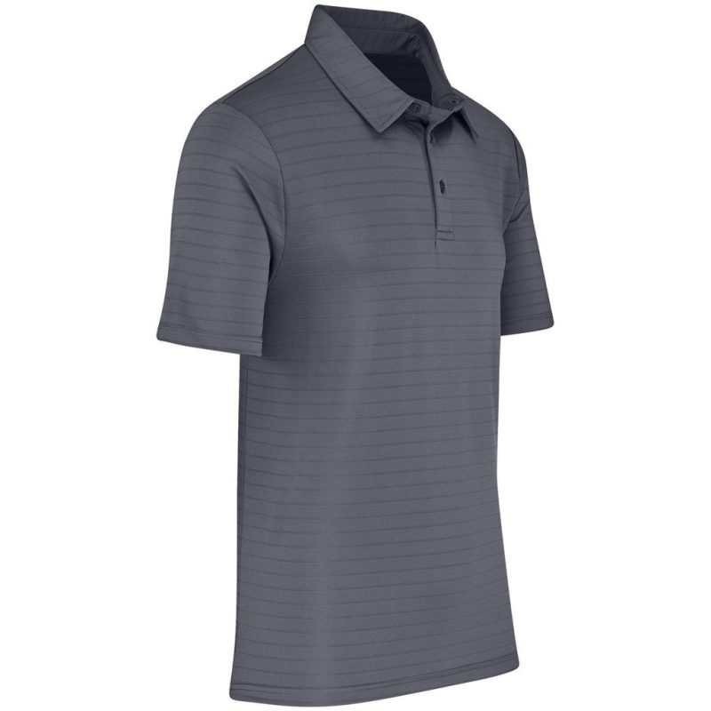 Mens Riviera Golf Shirt- Black