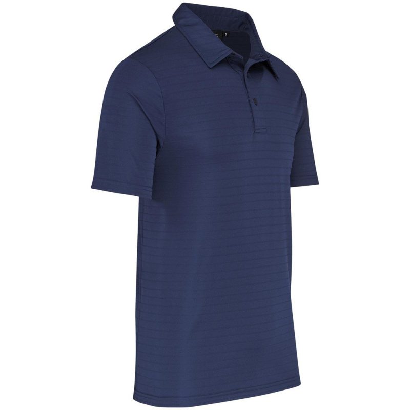 Mens Riviera Golf Shirt- Black