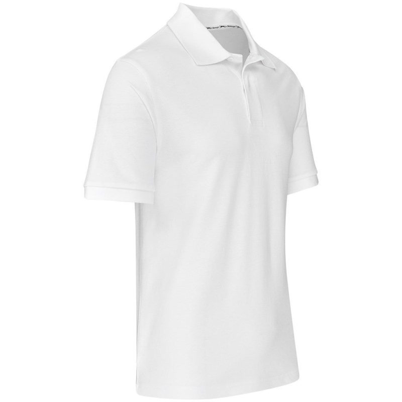 Mens Crest Golf Shirt - SLAZ-803-W-GHSI Image - SLAZ-803-W-GHSI