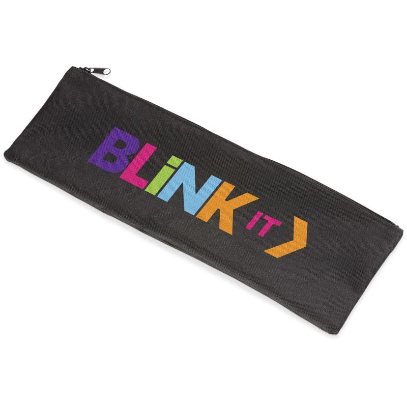 Varsity Maxi Pencil Case- Black