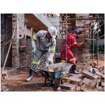 Trade Polycotton Conti Suit - Reflective Arms & Legs - Yellow Tape- Black