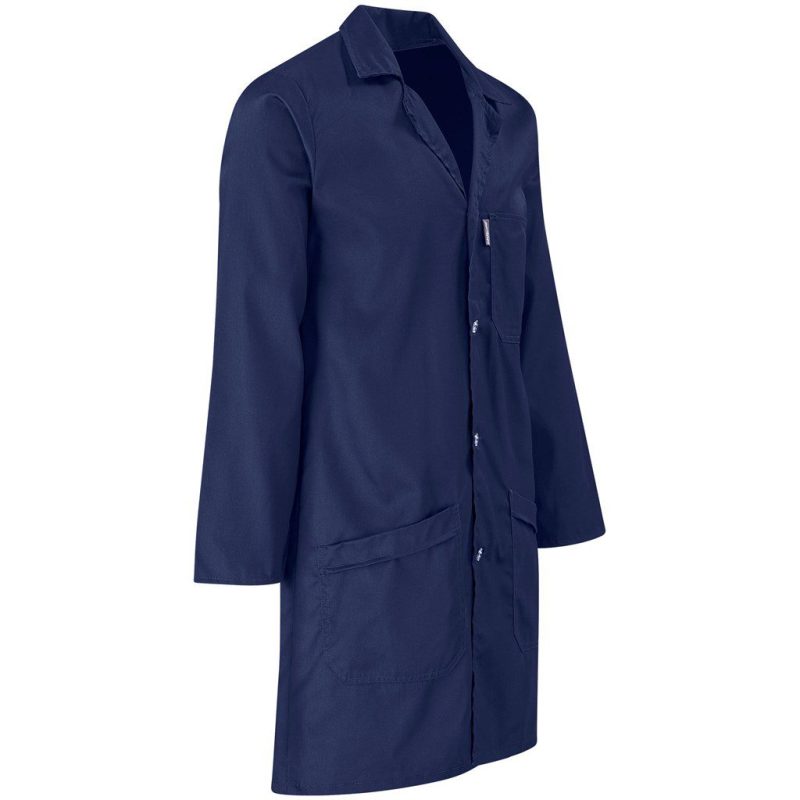 Prime Polycotton Dust Coat- Black