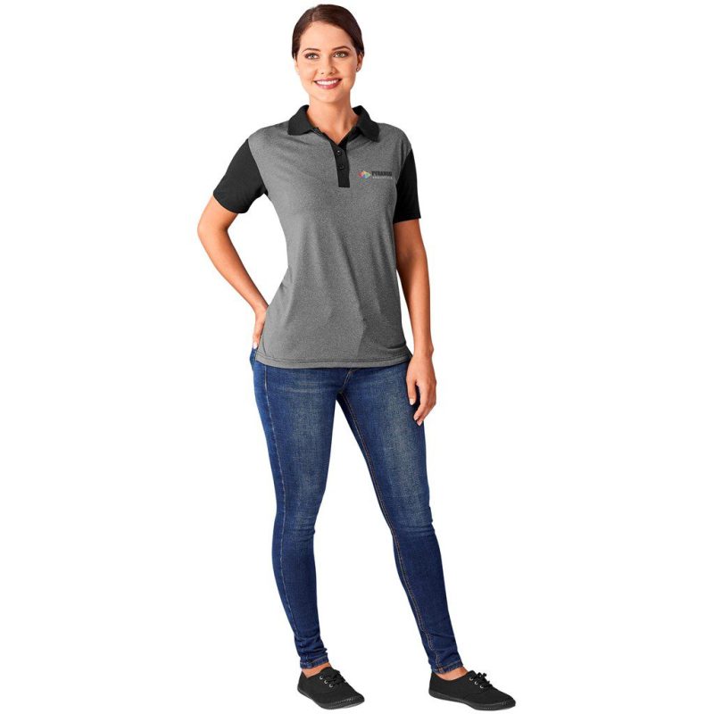 Ladies Crossfire Golf Shirt- Blue