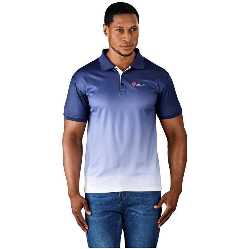 Mens Dakota Golf Shirt- Aqua