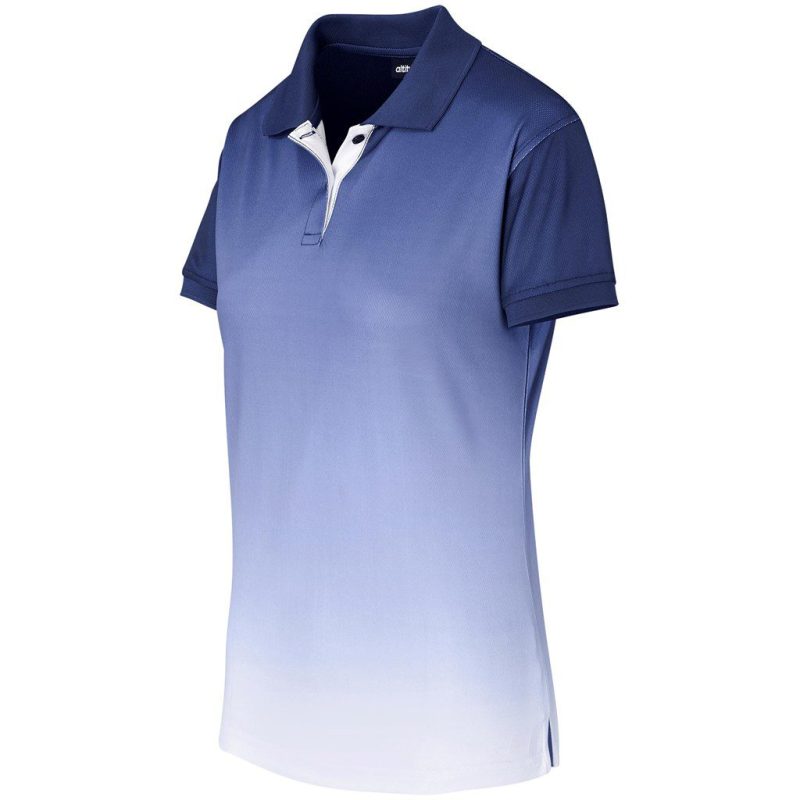 Ladies Dakota Golf Shirt- Aqua