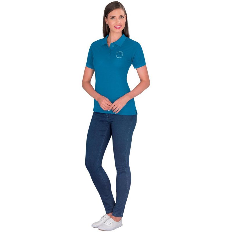 Ladies Everyday Golf Shirt- Aqua
