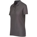 Ladies Exhibit Golf Shirt- Aqua