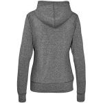 Ladies Fitness Lightweight Hooded Sweater- Black