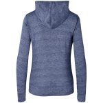 Ladies Fitness Lightweight Hooded Sweater- Black