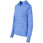 Ladies Fitness Lightweight Hooded Sweater- Black