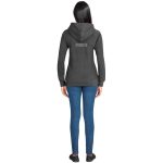 Ladies Harvard Heavyweight Hooded Sweater- Black
