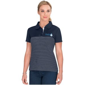 Ladies Maestro Golf Shirt- Black