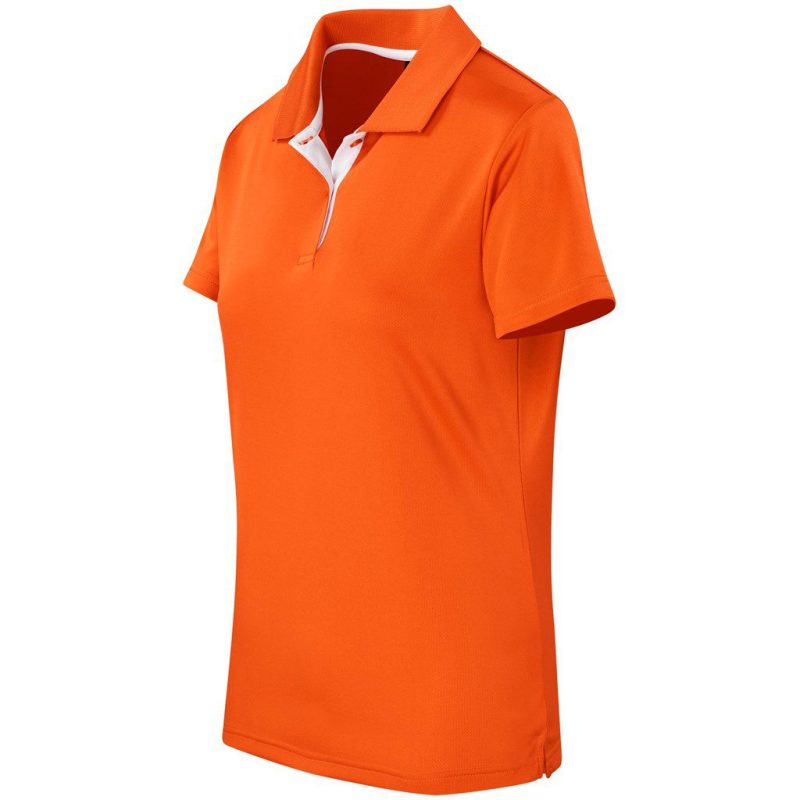 Ladies Tournament Golf Shirt- Black