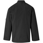 Unisex Long Sleeve Zest Chef Jacket- Black