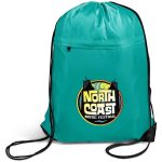 Northstar 210D Drawstring Bag- Black