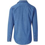 Mens Long Sleeve Eastwood Shirt- Blue