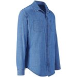 Mens Long Sleeve Eastwood Shirt- Blue