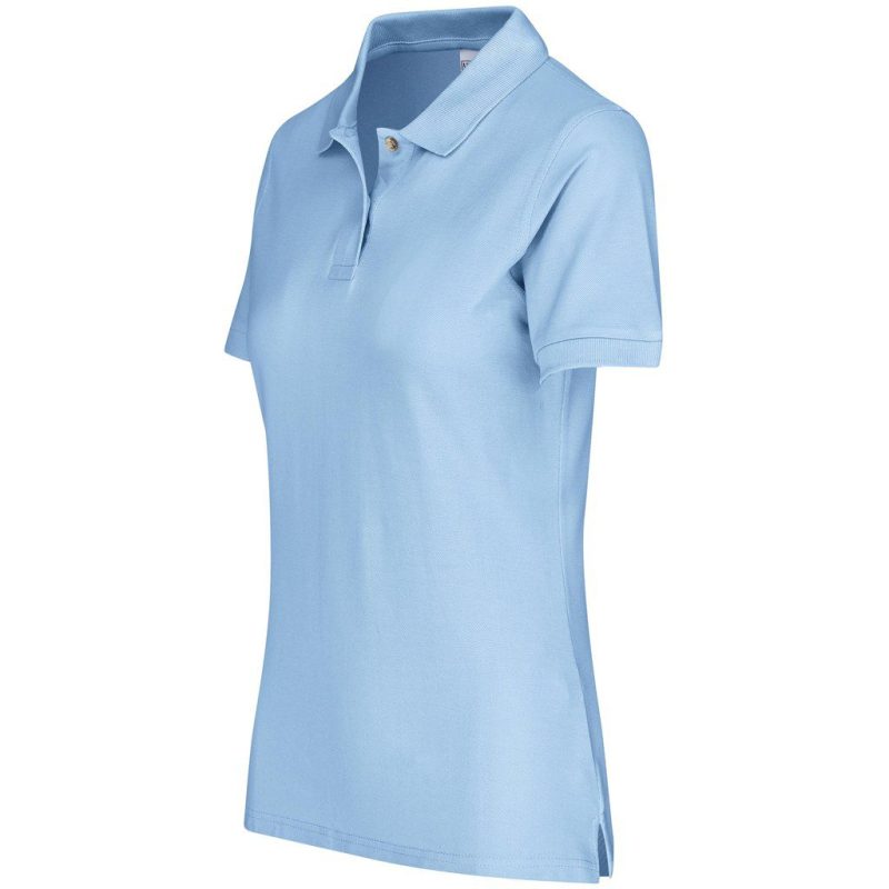 Ladies Boston Golf Shirt  - Ocean Blue- Ocean Blue