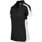 Ladies Talon Golf Shirt- Black