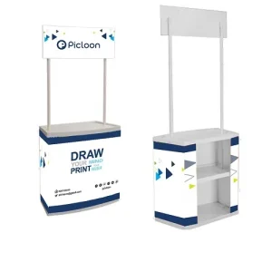Custom Branded Promotional Table with Header