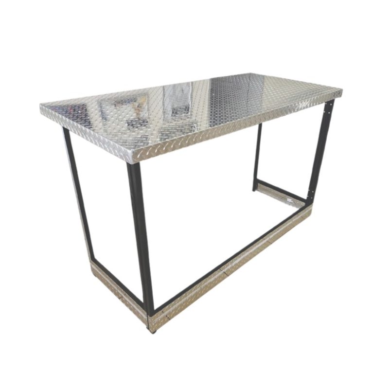 branded bar table with print aluminium frame