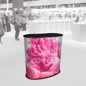 Branded Curved Promo Table