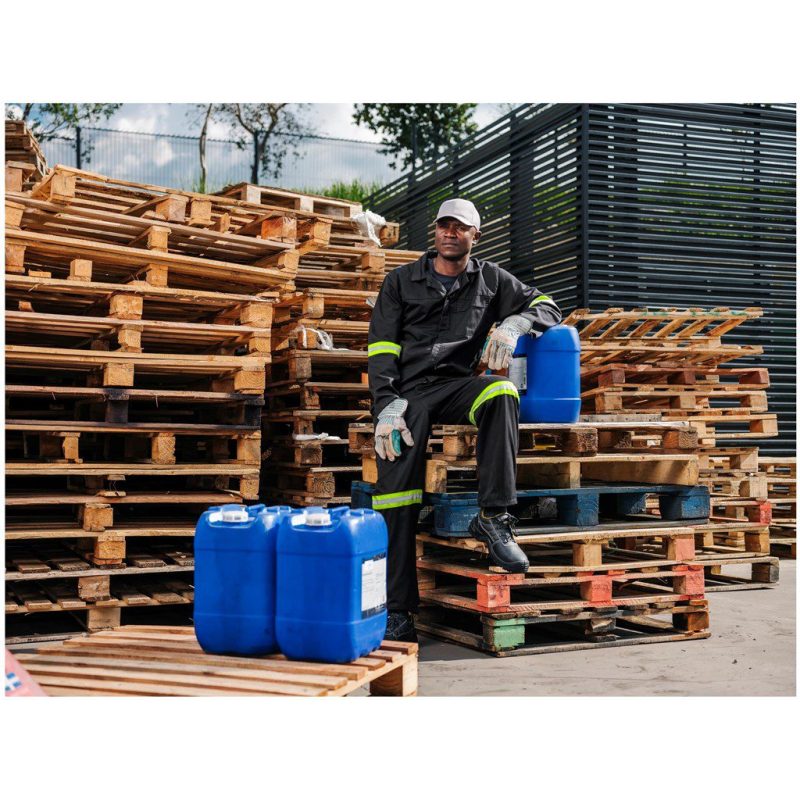 Trade Polycotton Conti Suit - Reflective Arms & Legs - Yellow Tape- Black