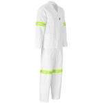 Trade Polycotton Conti Suit - Reflective Arms & Legs - Yellow Tape- Black