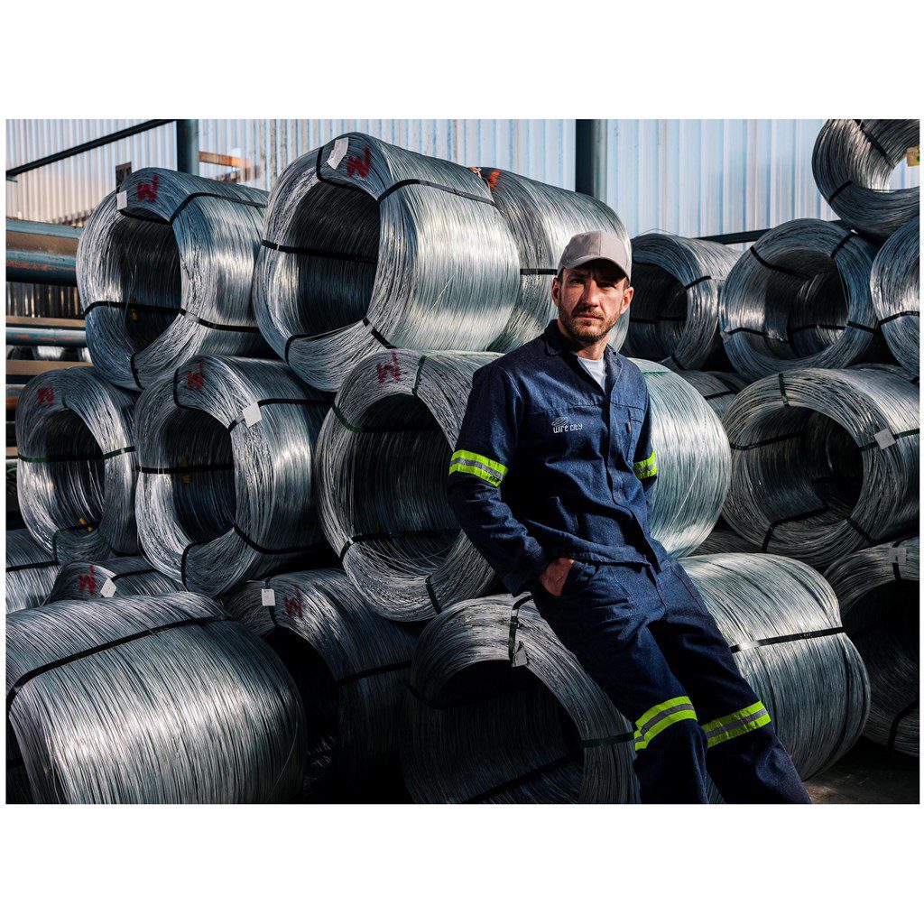 Vintage 100% Cotton Denim Conti Suit - Reflective Arms & Legs - Yellow Tape- Dark Blue