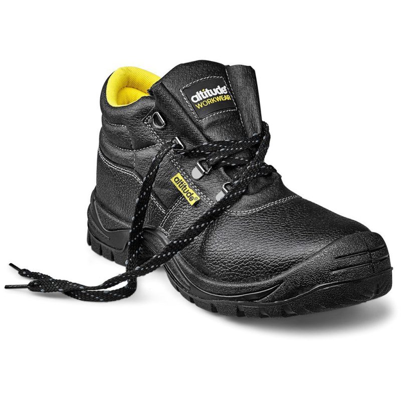 Mega Safety Boot Steel Toe Cap- Black