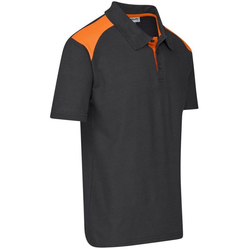 Mens Apex Golf Shirt- Black